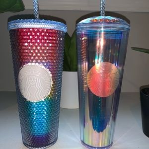 Starbucks Iridescent Rainbow Summer Tumblers
